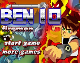 Игра Бен 10 - Человек огня