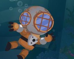 Игра Бермудский водолаз