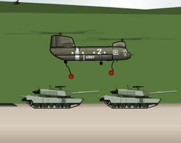 Игра Военно-транспортный вертолёт