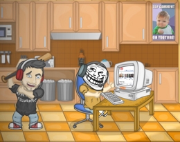 Игра Выбить тролля